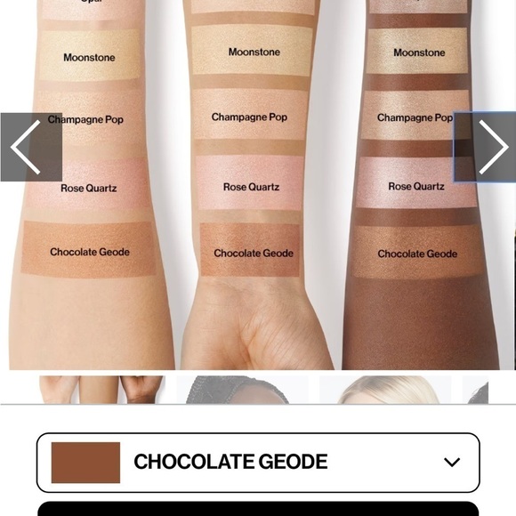 BECCA SHIMMERING SKIN PERFECTOR PRESSED HIGHLIGHTER Chocolate Geode - Picture 3 of 7